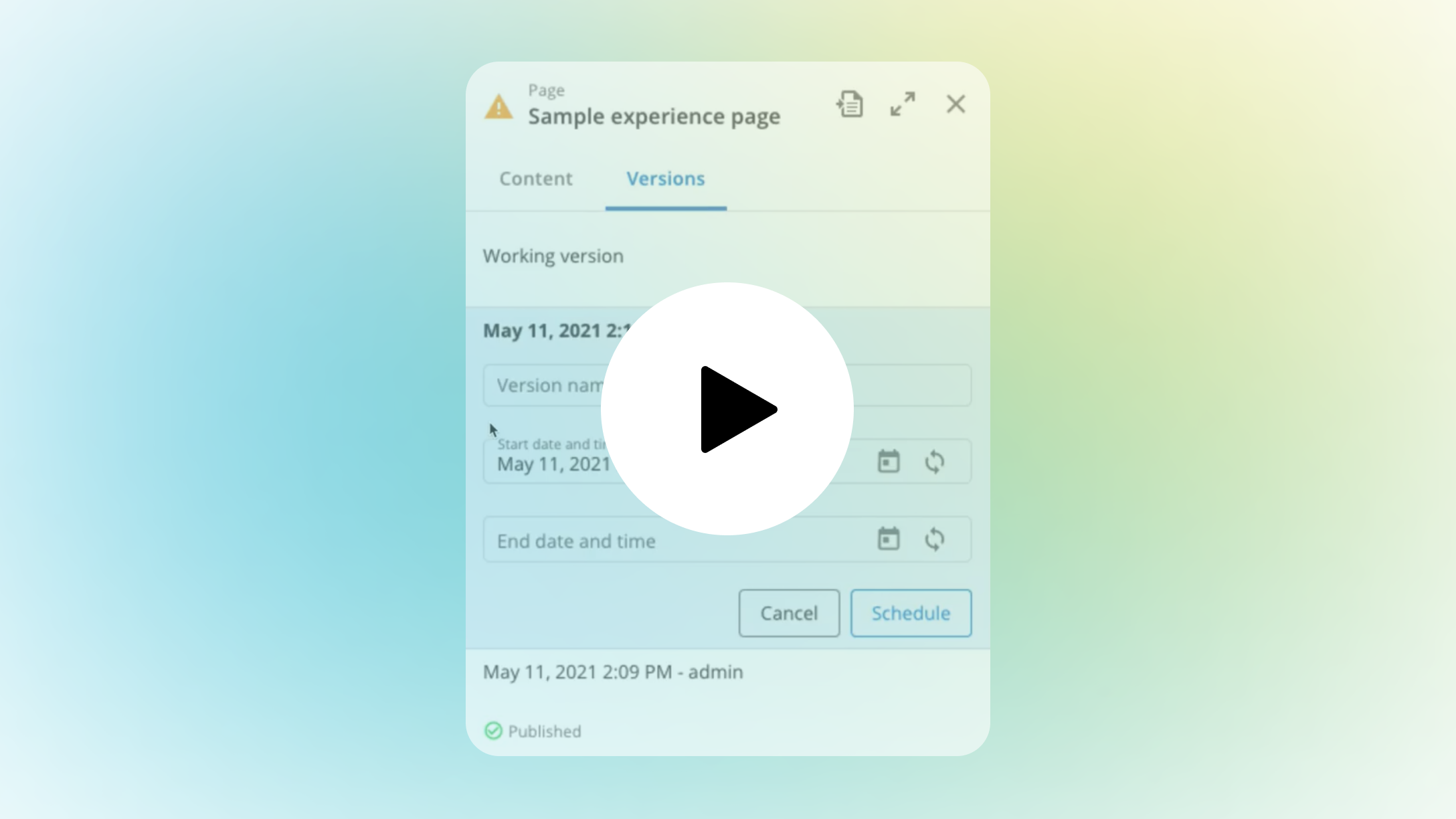 Bloomreach Content Version 14 preview